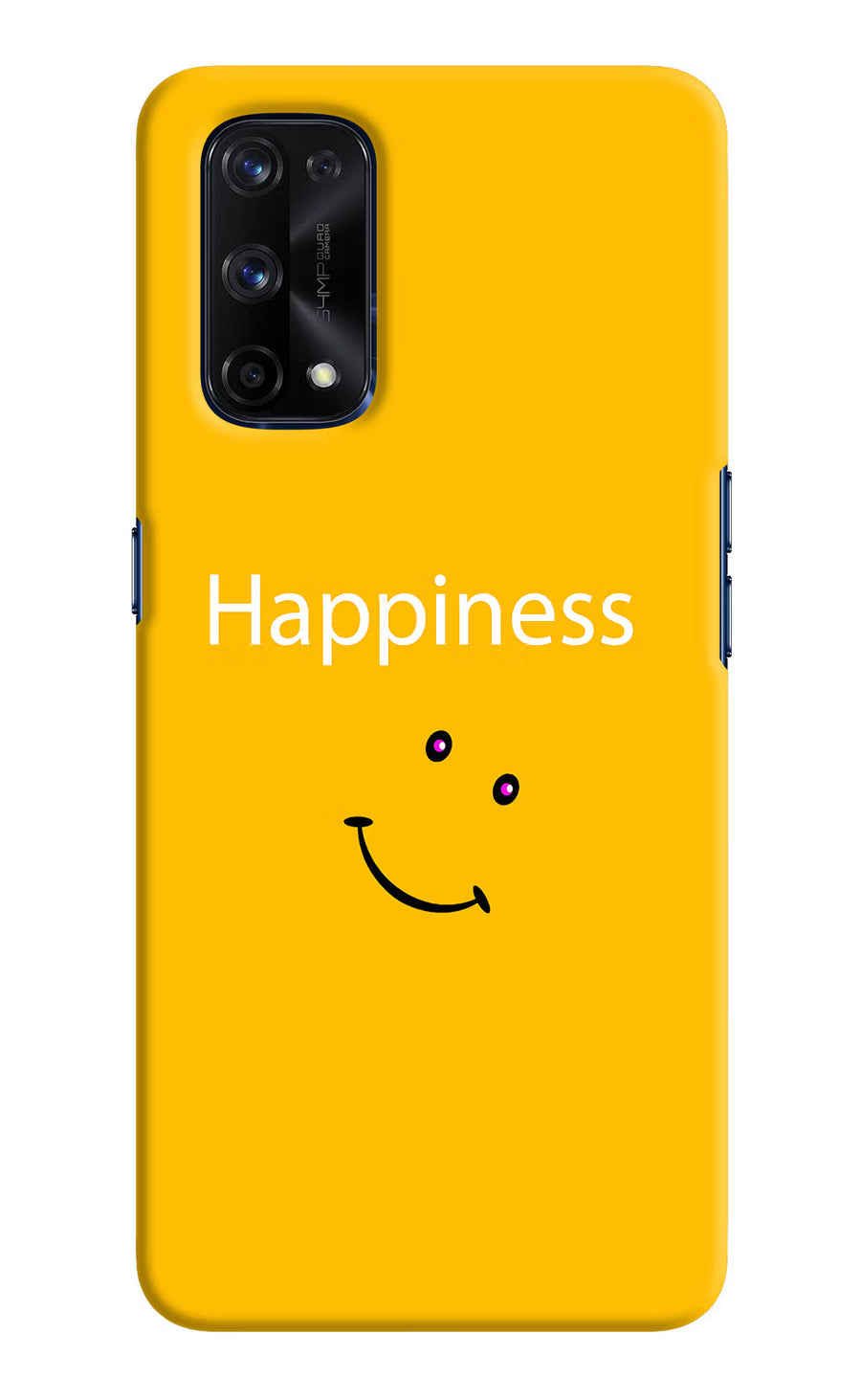 Happiness With Smiley Realme X7 Pro Back Cover, Hard case
