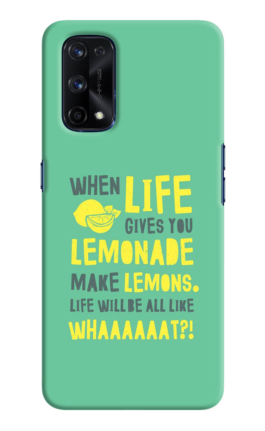 Quote Realme X7 Pro Back Cover, Hard case
