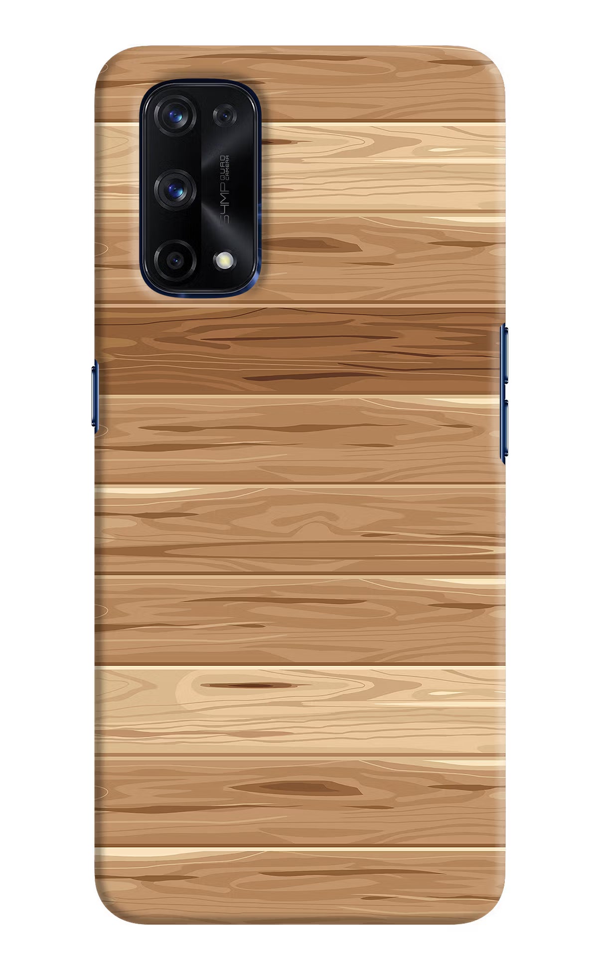 Wooden Vector Realme X7 Pro Hard Case Back Cover by Casekaro