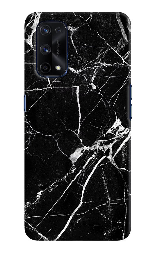 Black Marble Pattern Realme X7 Pro Hard Case Back Cover by Casekaro