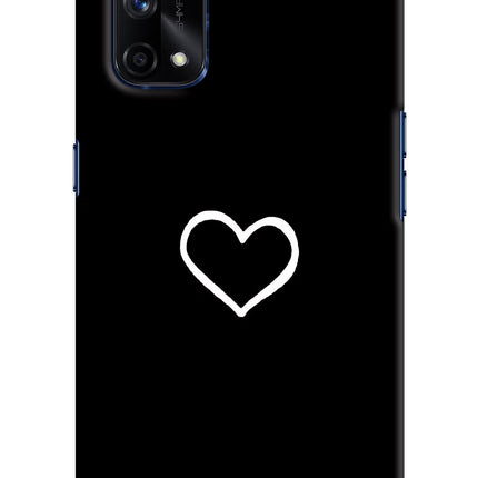 Heart Realme X7 Pro Hard Case Back Cover by Casekaro