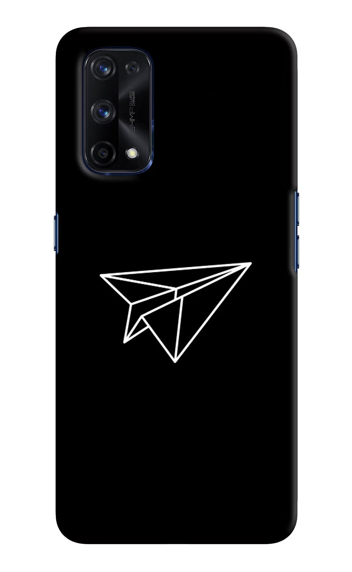 Paper Plane White Realme X7 Pro Hard Case Back Cover by Casekaro