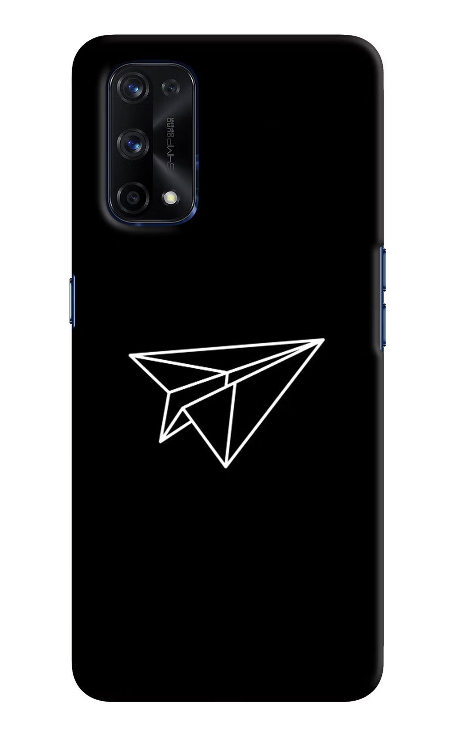 Paper Plane White Realme X7 Pro Back Cover, Hard case