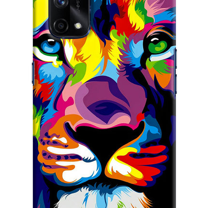 Lion Realme X7 Pro Hard Case Back Cover by Casekaro