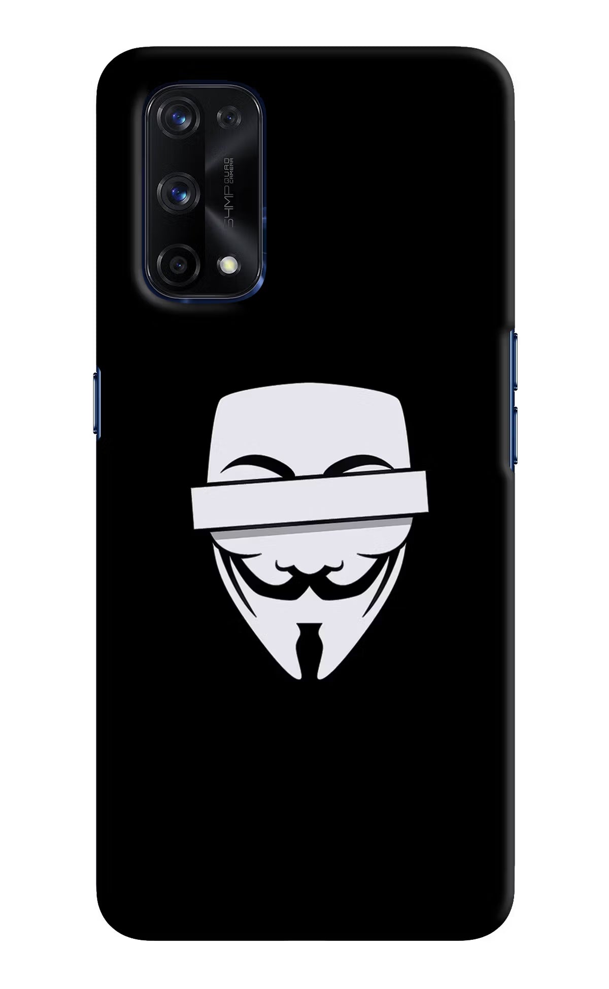 Anonymous Face Realme X7 Pro Hard Case Back Cover by Casekaro