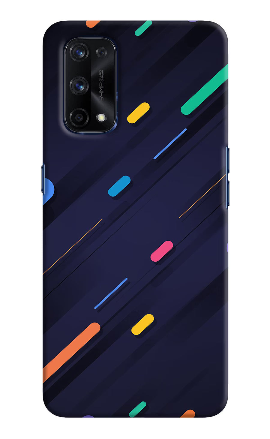 Abstract Design Realme X7 Pro Back Cover, Hard case