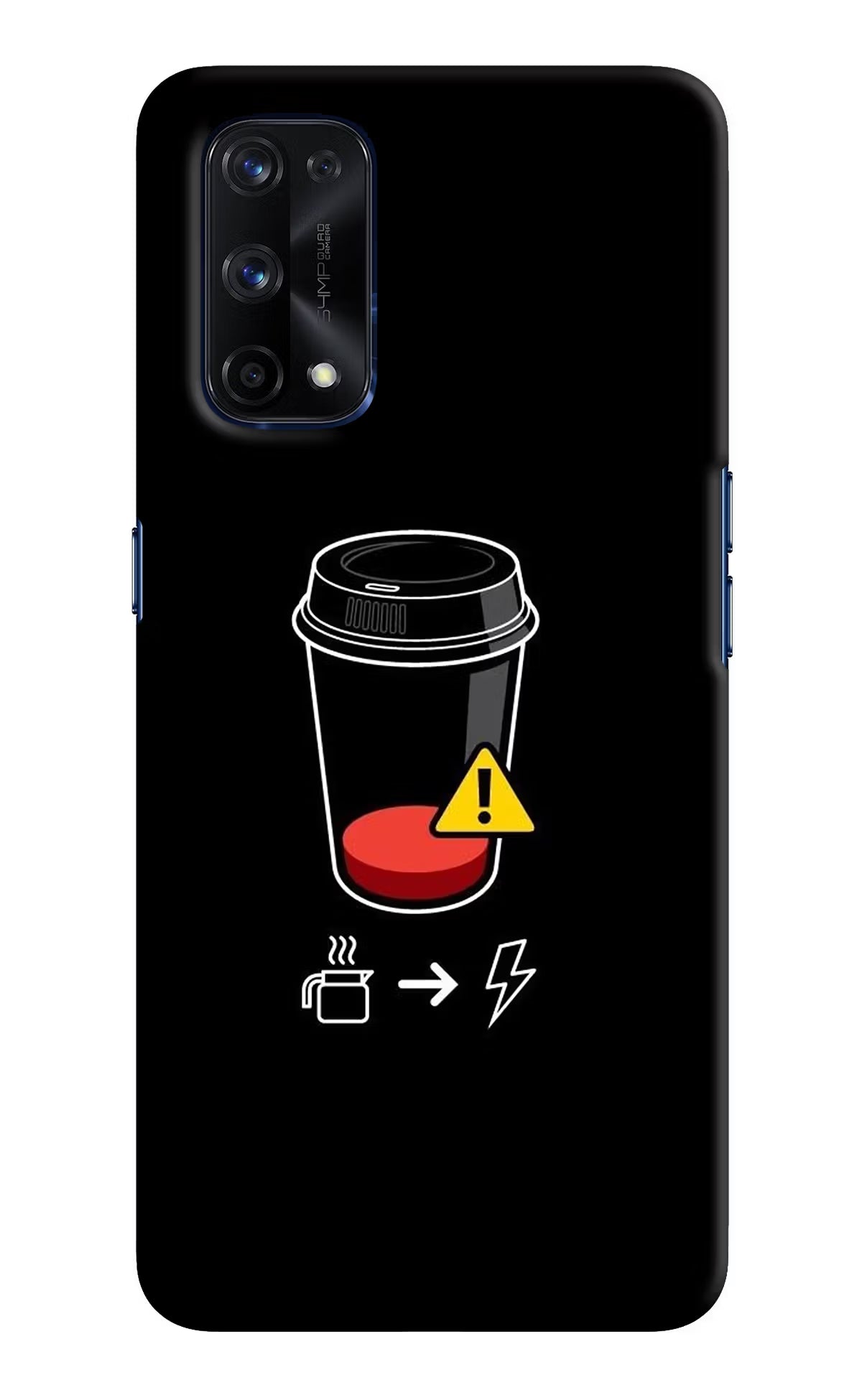 Coffee Realme X7 Pro Hard Case Back Cover by Casekaro