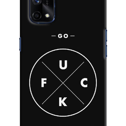 Go Fuck Yourself Realme X7 Pro Hard Case Back Cover by Casekaro