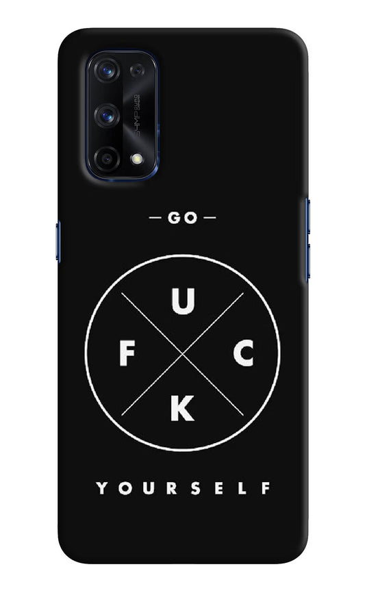 Go Fuck Yourself Realme X7 Pro Hard Case Back Cover by Casekaro