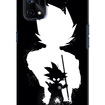Goku Shadow Realme X7 Pro Hard Case Back Cover by Casekaro