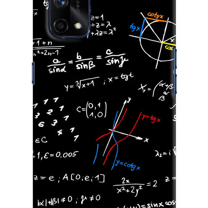 Mathematics Formula Realme X7 Pro Hard Case Back Cover by Casekaro