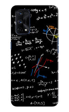 Mathematics Formula Realme X7 Pro Hard Case Back Cover by Casekaro