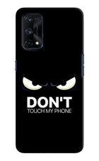 Don'T Touch My Phone Realme X7 Pro Hard Case Back Cover by Casekaro