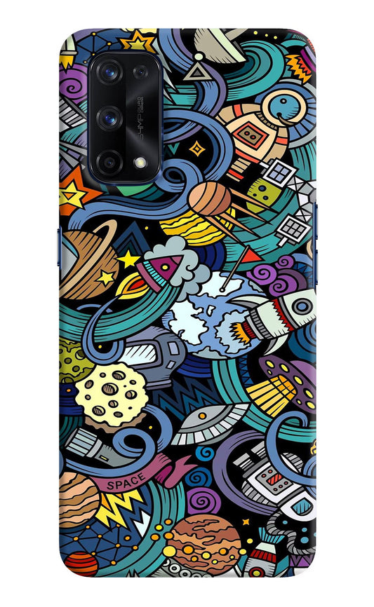 Space Abstract Realme X7 Pro Hard Case Back Cover by Casekaro