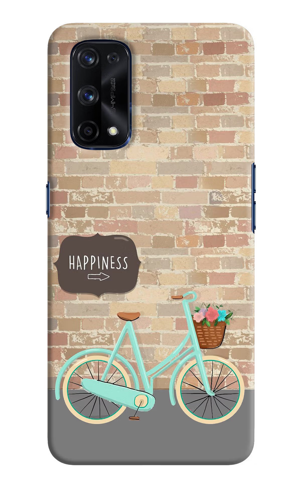 Happiness Artwork Realme X7 Pro Hard Case Back Cover by Casekaro