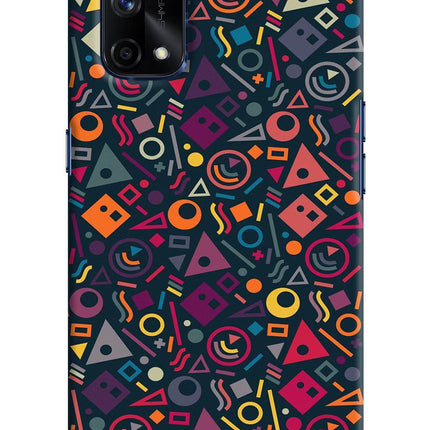 Geometric Abstract Realme X7 Pro Hard Case Back Cover by Casekaro