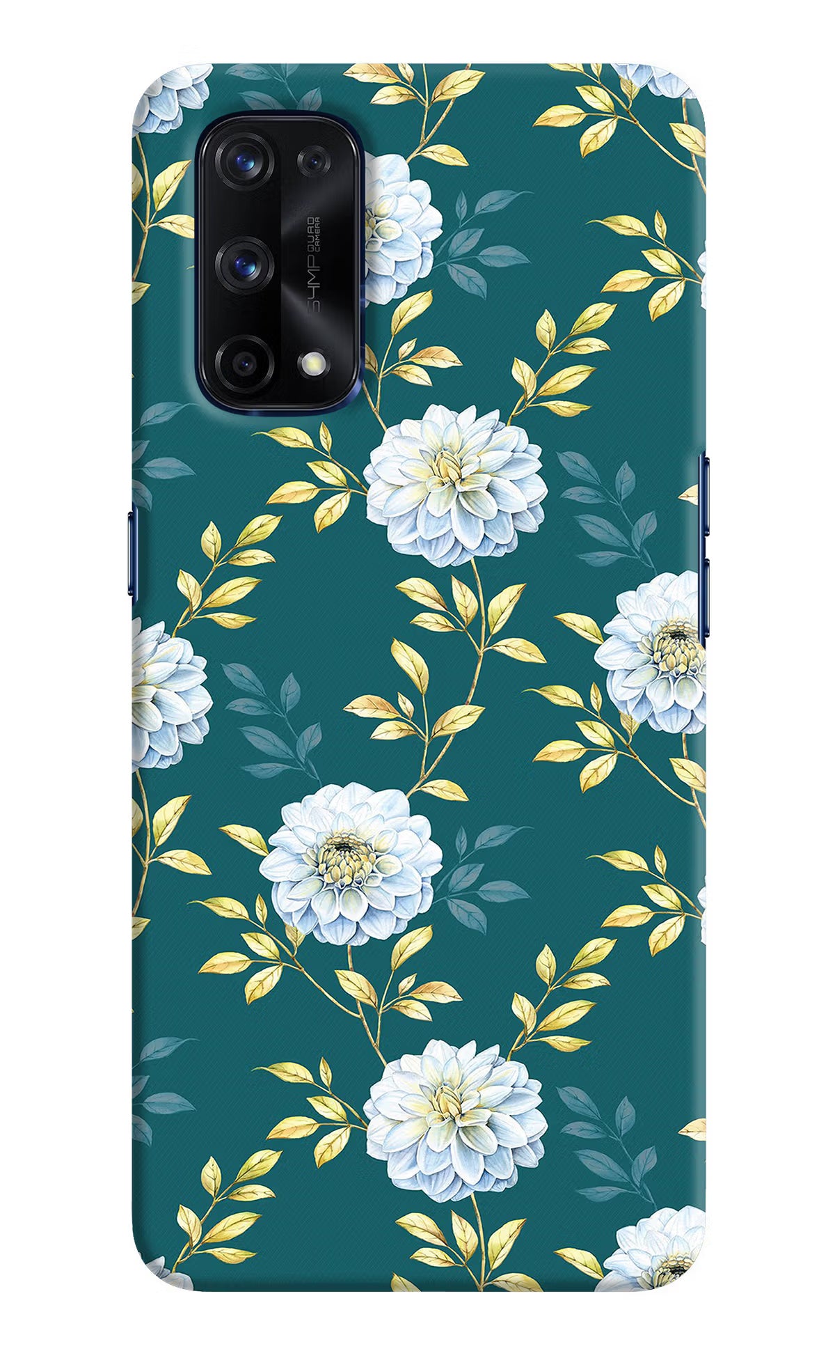 Flowers Realme X7 Pro Hard Case Back Cover by Casekaro