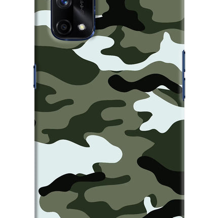 Camouflage Realme X7 Pro Hard Case Back Cover by Casekaro