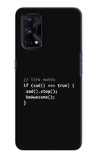 Life Motto Code Realme X7 Pro Hard Case Back Cover by Casekaro