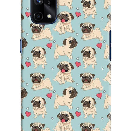 Pug Dog Realme X7 Pro Hard Case Back Cover by Casekaro