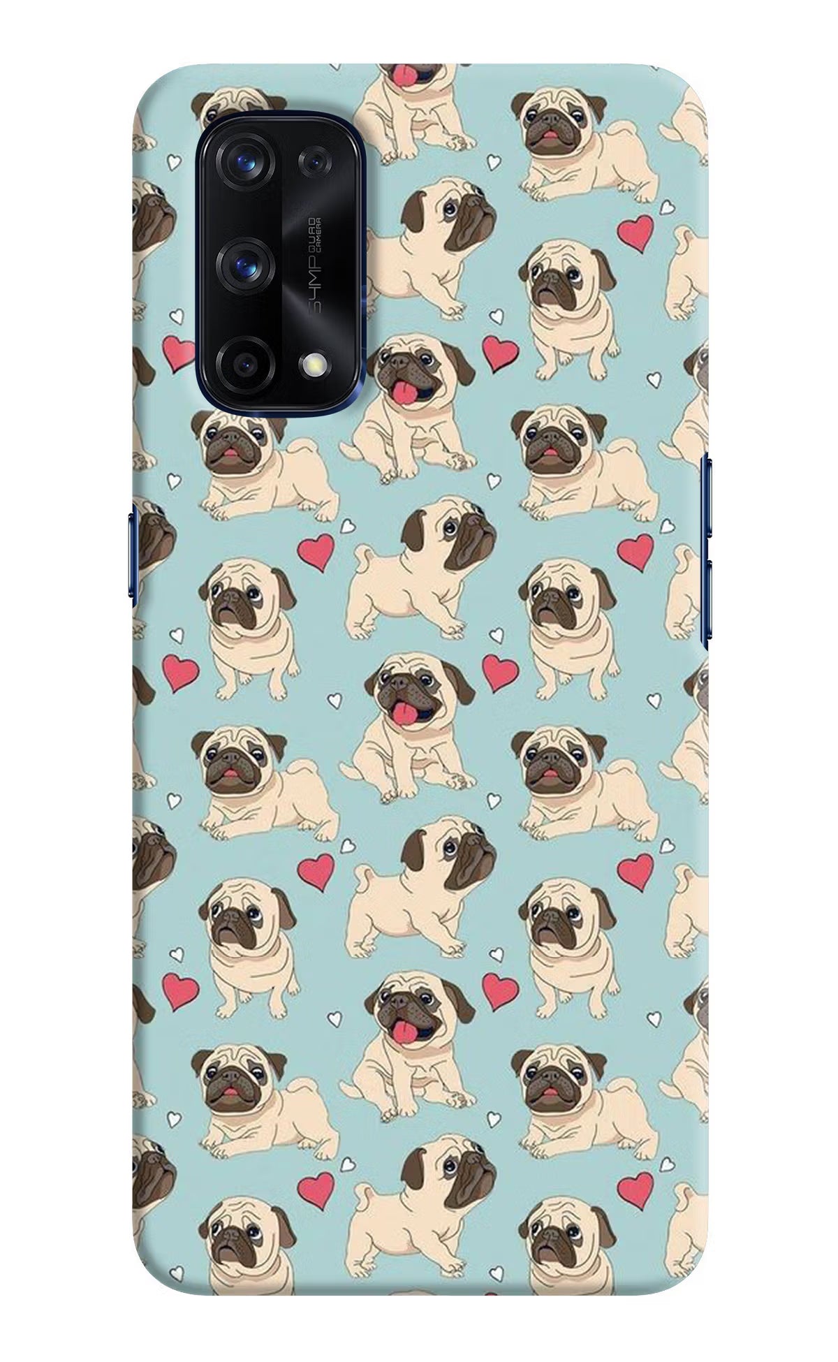Pug Dog Realme X7 Pro Hard Case Back Cover by Casekaro