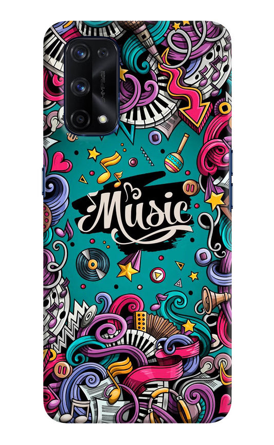 Music Graffiti Realme X7 Pro Hard Case Back Cover by Casekaro