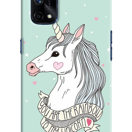 Unicorn Wallpaper Realme X7 Pro Hard Case Back Cover by Casekaro
