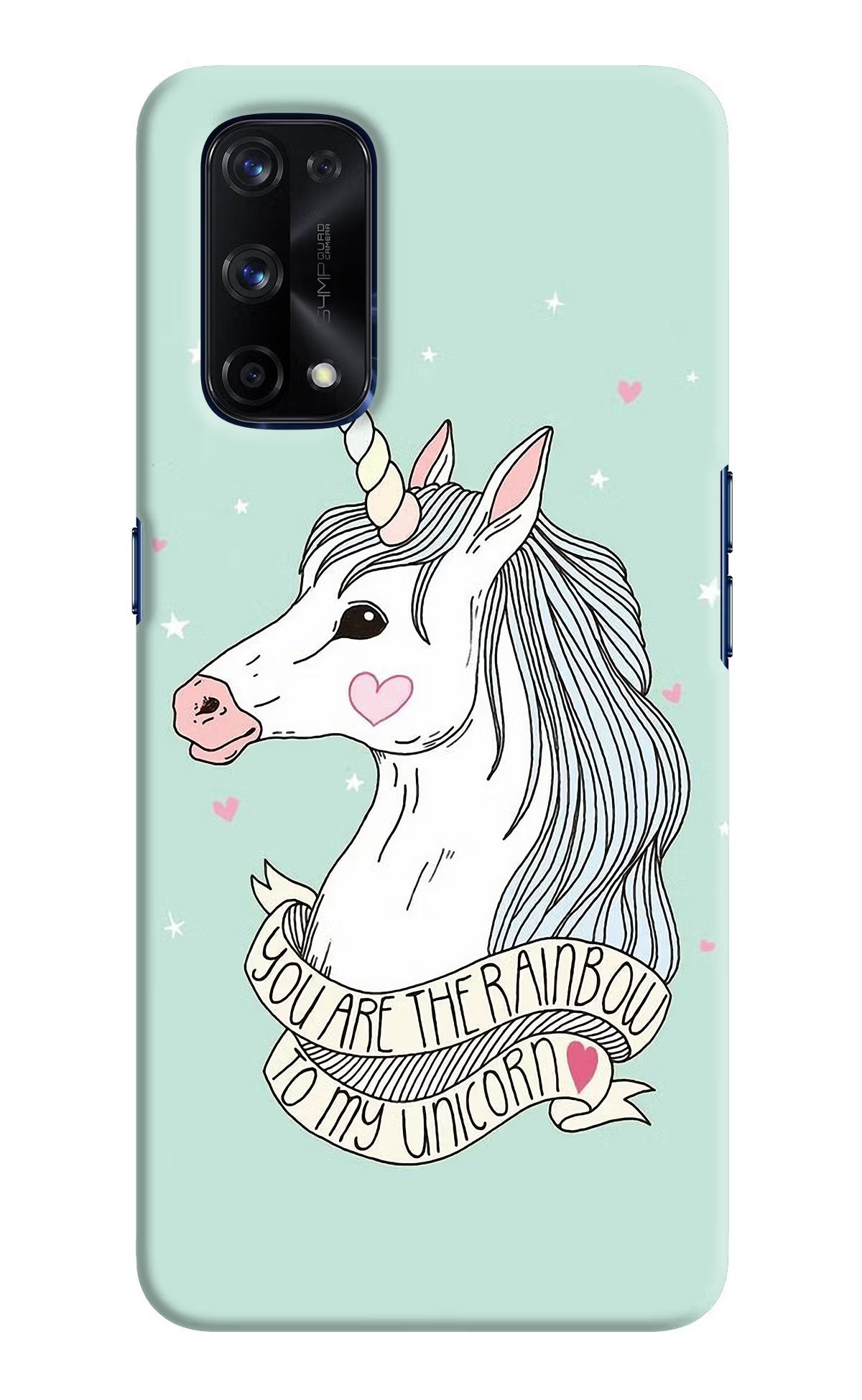 Unicorn Wallpaper Realme X7 Pro Hard Case Back Cover by Casekaro