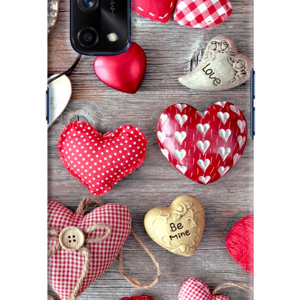 Love Wallpaper Realme X7 Pro Hard Case Back Cover by Casekaro