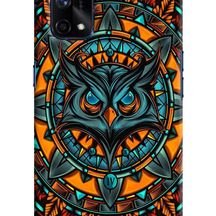 Angry Owl Art Realme X7 Pro Hard Case Back Cover by Casekaro