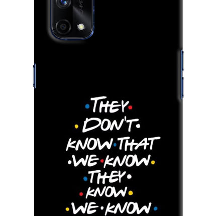 FRIENDS Dialogue Realme X7 Pro Hard Case Back Cover by Casekaro