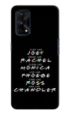 FRIENDS Character Realme X7 Pro Hard Case Back Cover by Casekaro