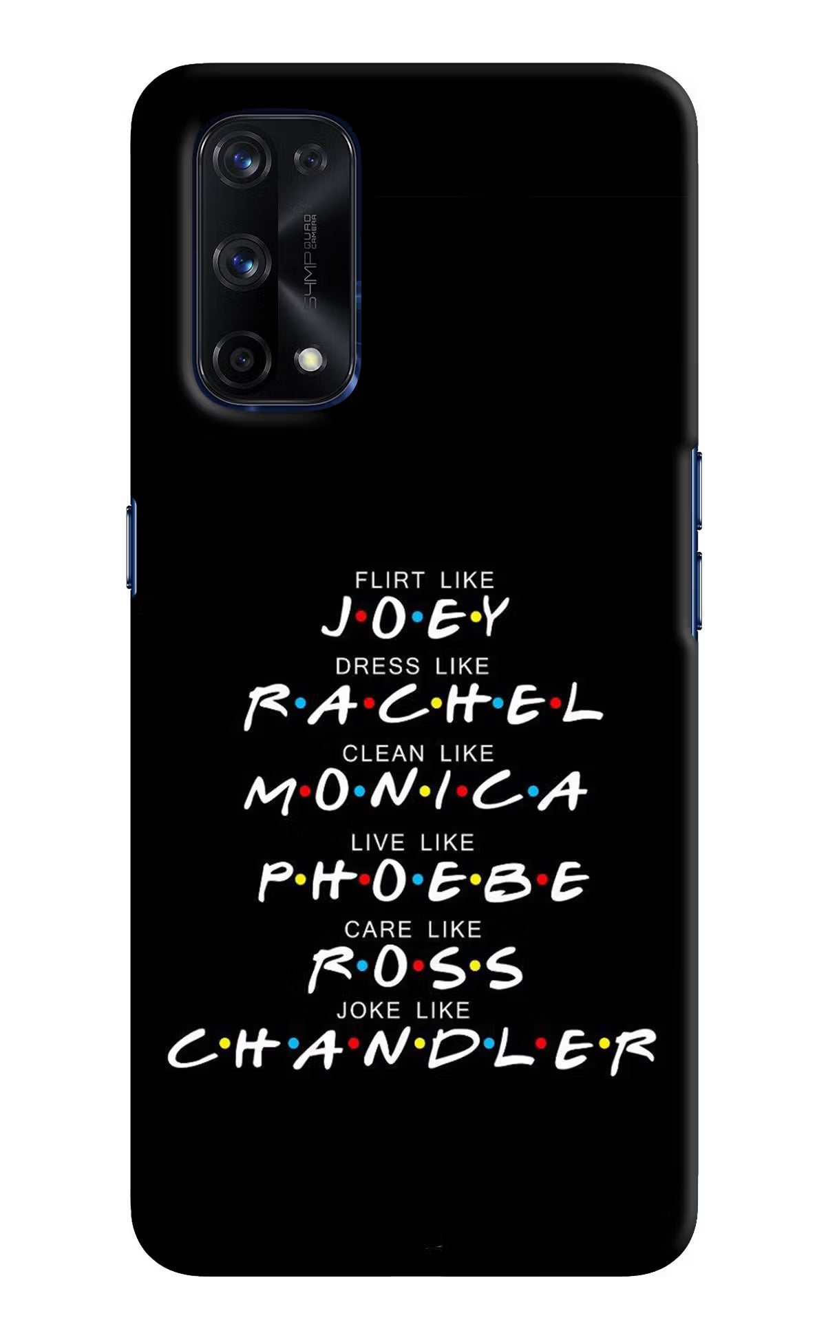 FRIENDS Character Realme X7 Pro Hard Case Back Cover by Casekaro