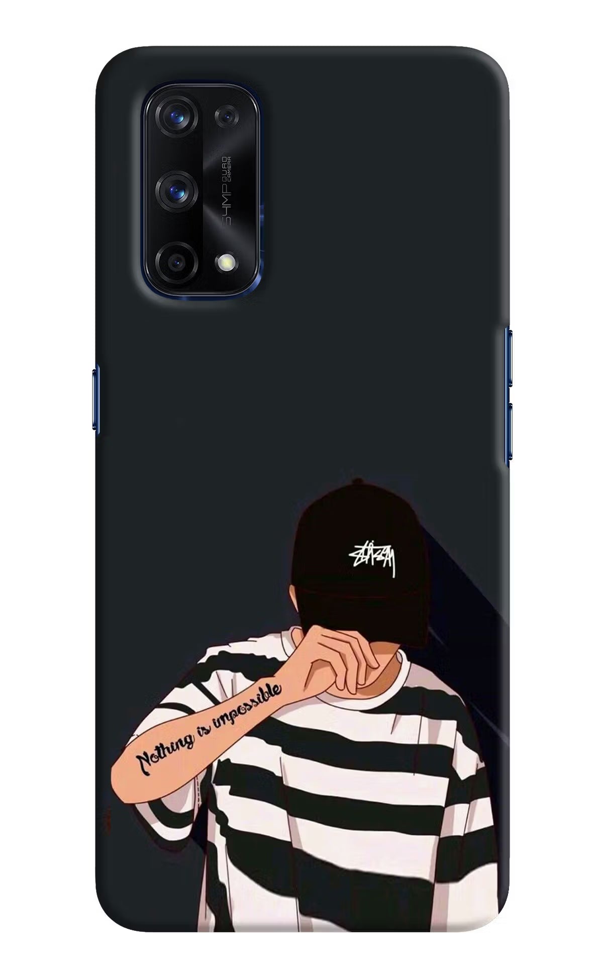 Aesthetic Boy Realme X7 Pro Hard Case Back Cover by Casekaro