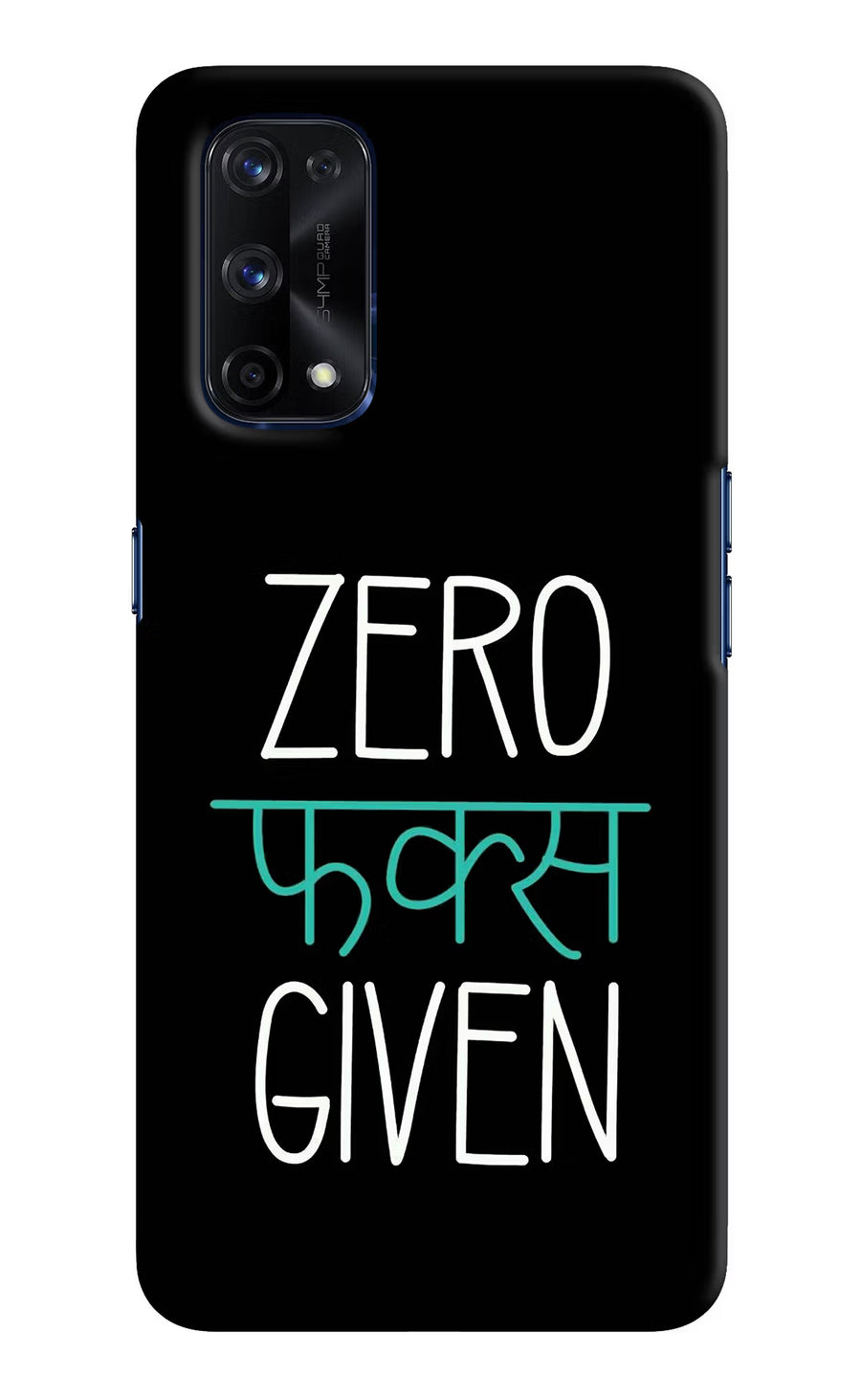 Zero Fucks Given Realme X7 Pro Back Cover, Hard case