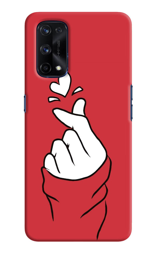 Korean Love Sign Realme X7 Pro Hard Case Back Cover by Casekaro