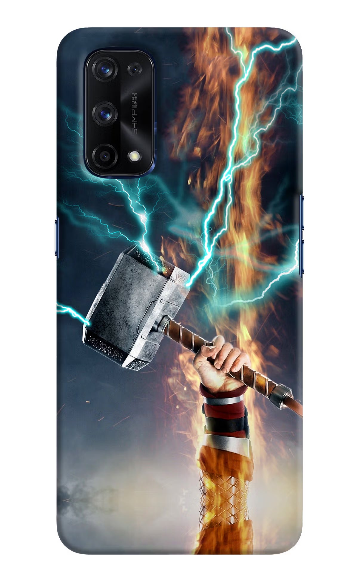 Thor Hammer Mjolnir Realme X7 Pro Hard Case Back Cover by Casekaro