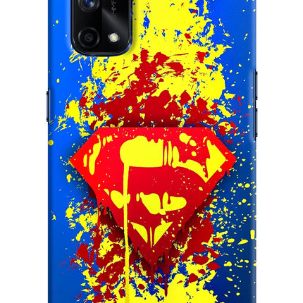 Superman logo Realme X7 Pro Hard Case Back Cover by Casekaro