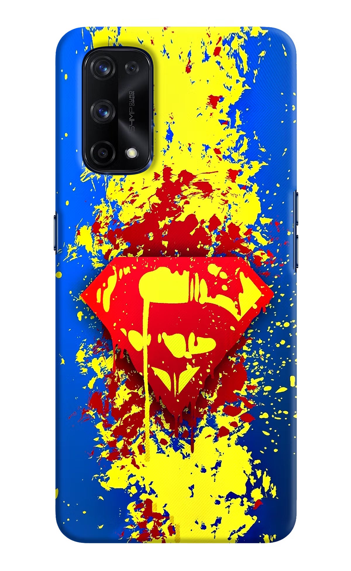 Superman logo Realme X7 Pro Hard Case Back Cover by Casekaro