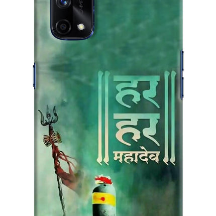 Har Har Mahadev Shivling Realme X7 Pro Hard Case Back Cover by Casekaro