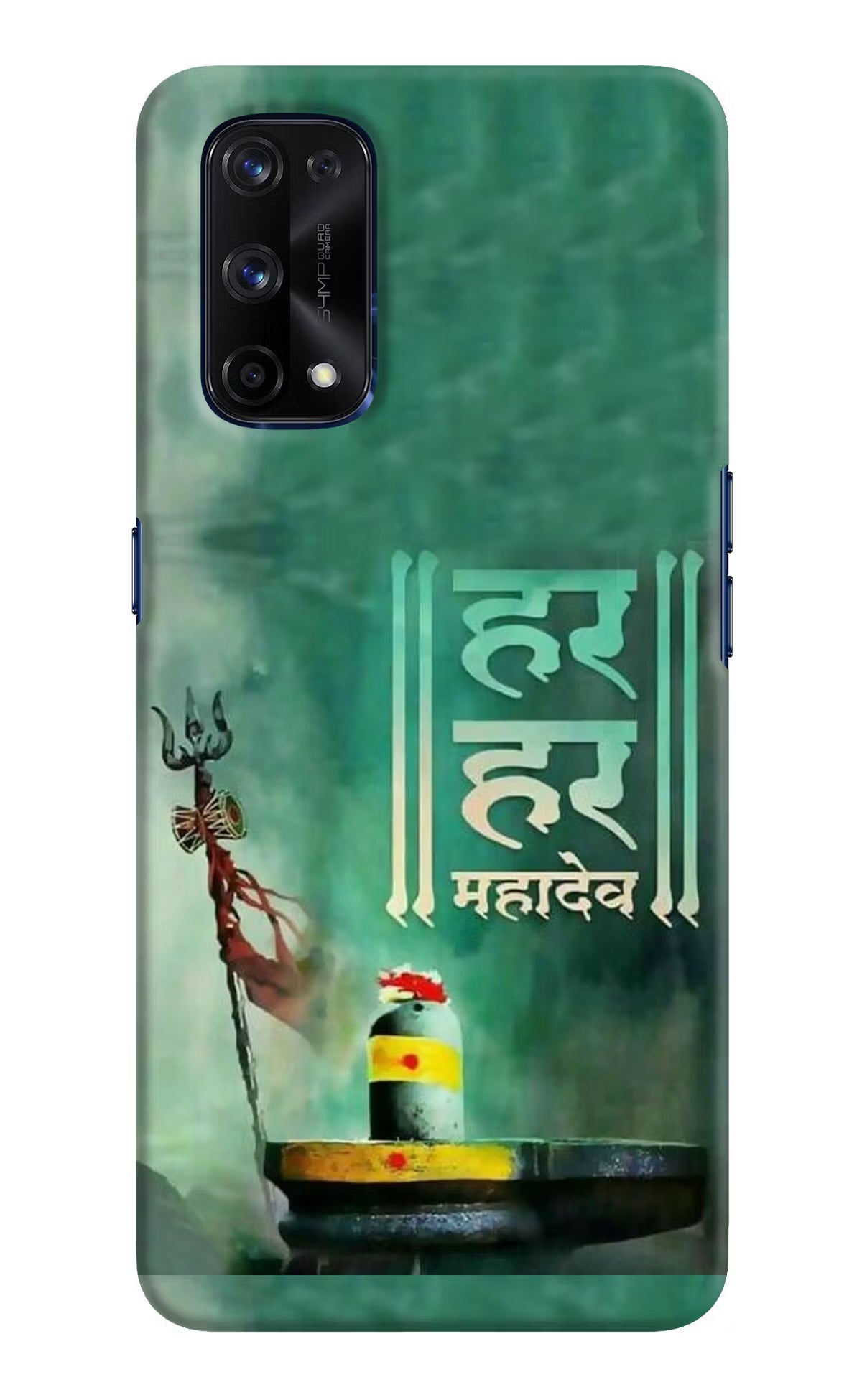 Har Har Mahadev Shivling Realme X7 Pro Hard Case Back Cover by Casekaro
