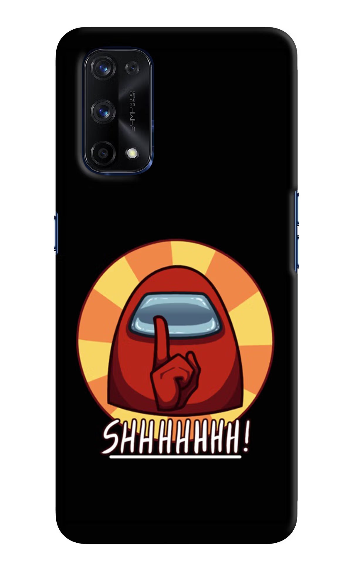 Among Us Shhh! Realme X7 Pro Hard Case Back Cover by Casekaro