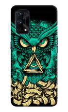 Green Owl Realme X7 Pro Hard Case Back Cover by Casekaro