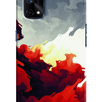 Fire Cloud Realme X7 Pro Hard Case Back Cover by Casekaro