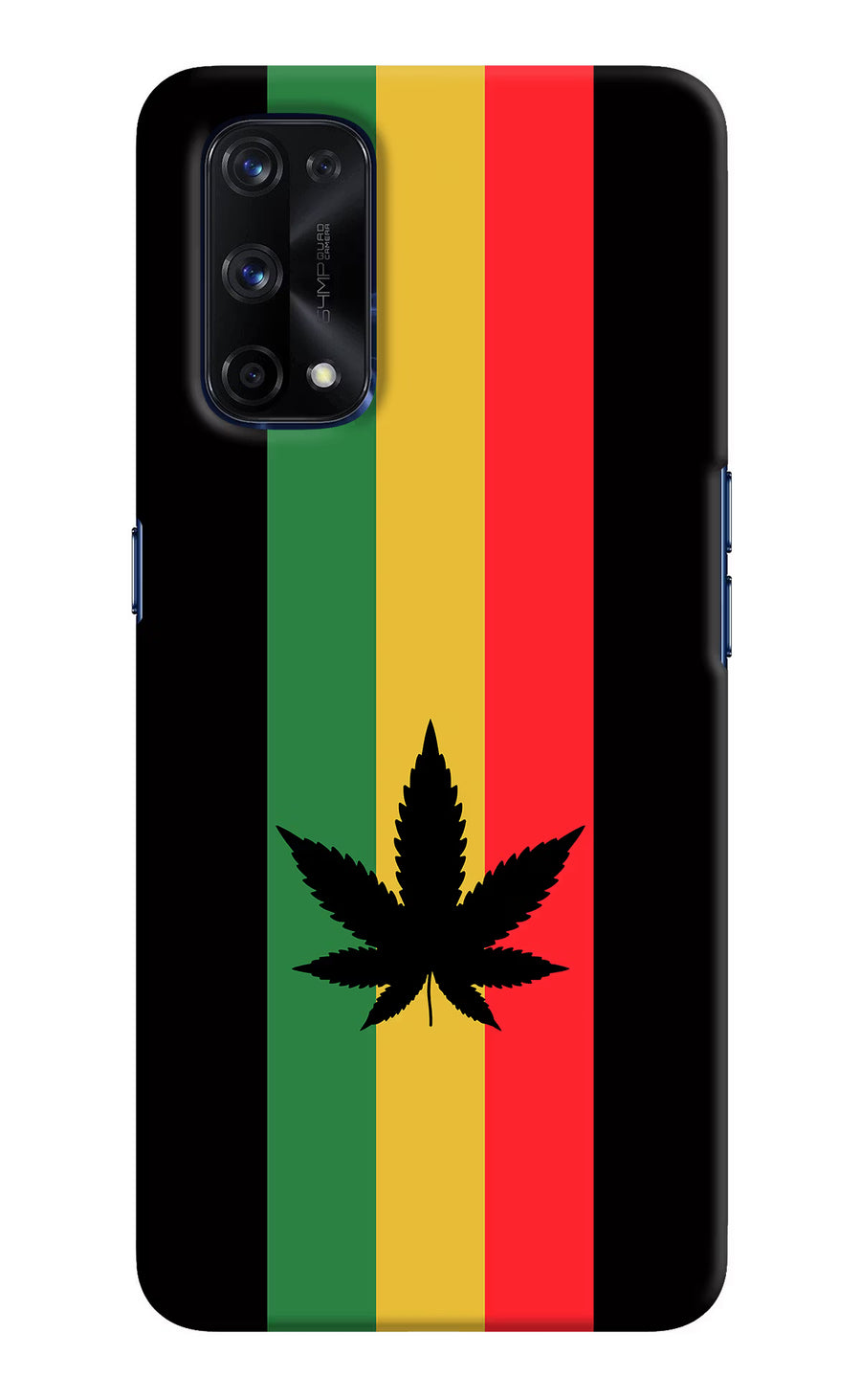 Weed Flag Realme X7 Pro Back Cover, Hard case