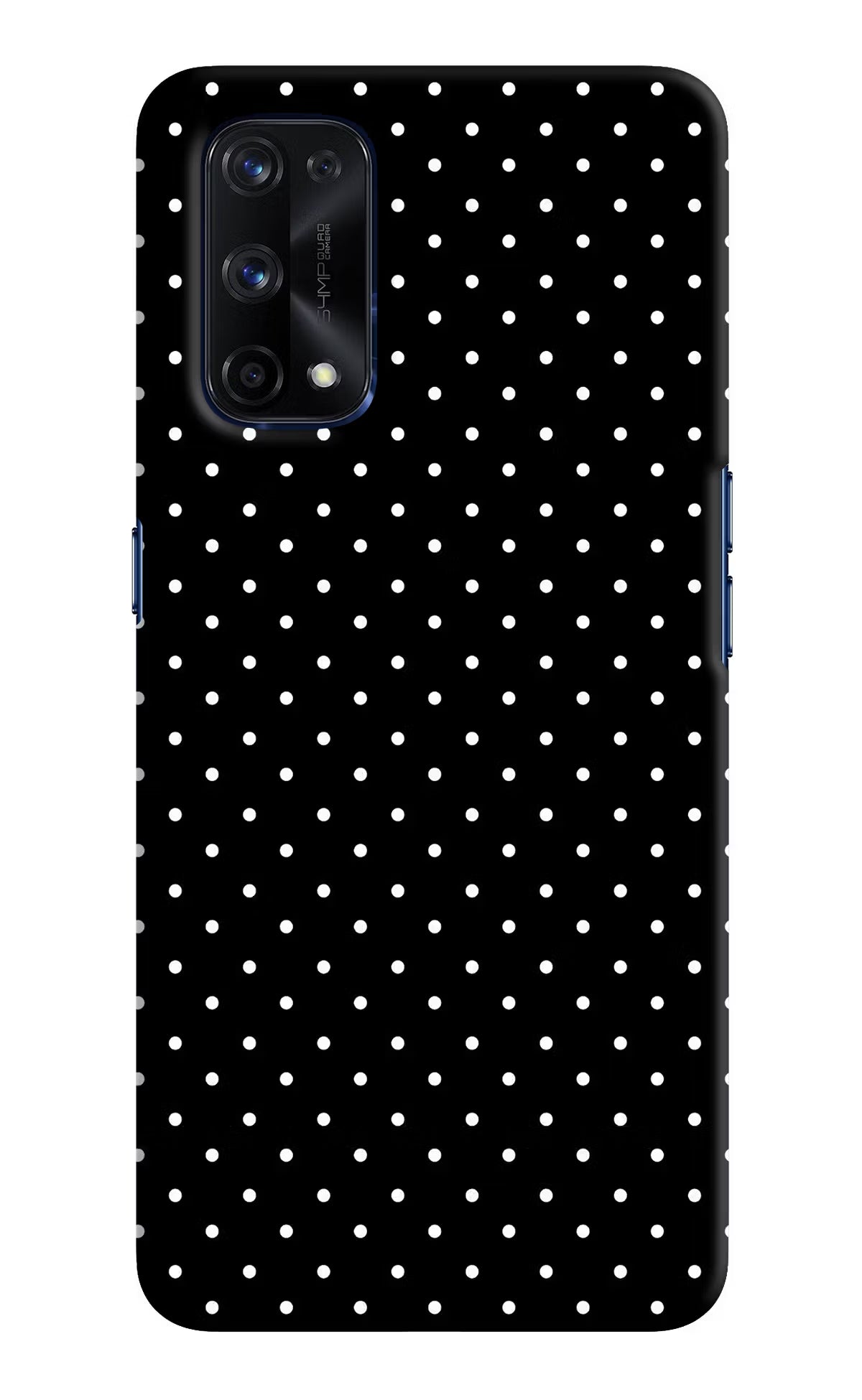 White Dots Realme X7 Pro Hard Case Back Cover by Casekaro