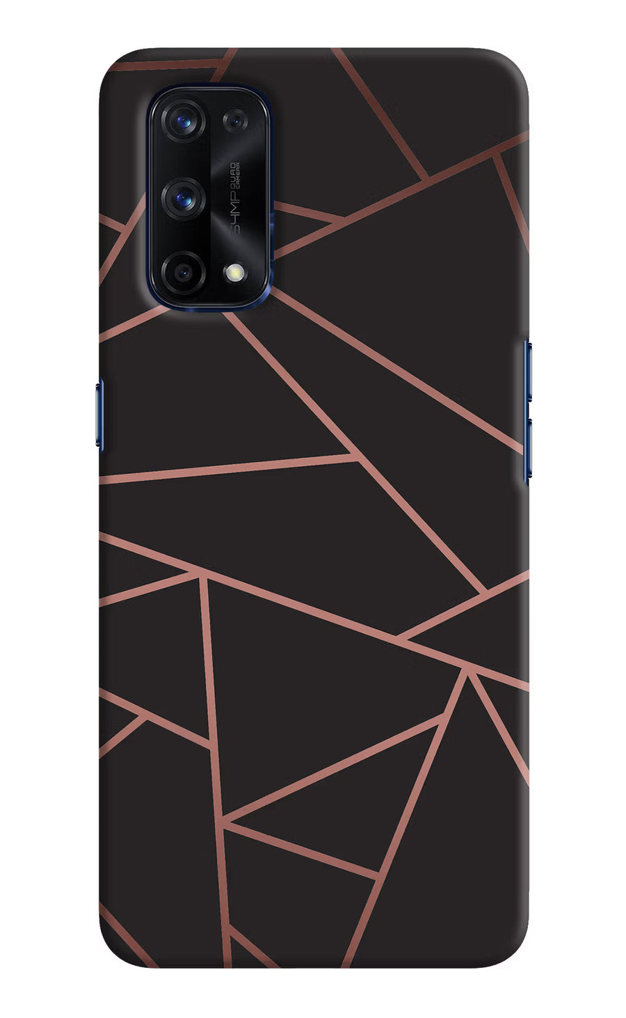 Geometric Pattern Realme X7 Pro Back Cover, Hard case