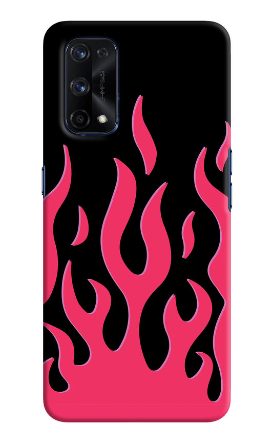 Fire Flames Realme X7 Pro Hard Case Back Cover by Casekaro
