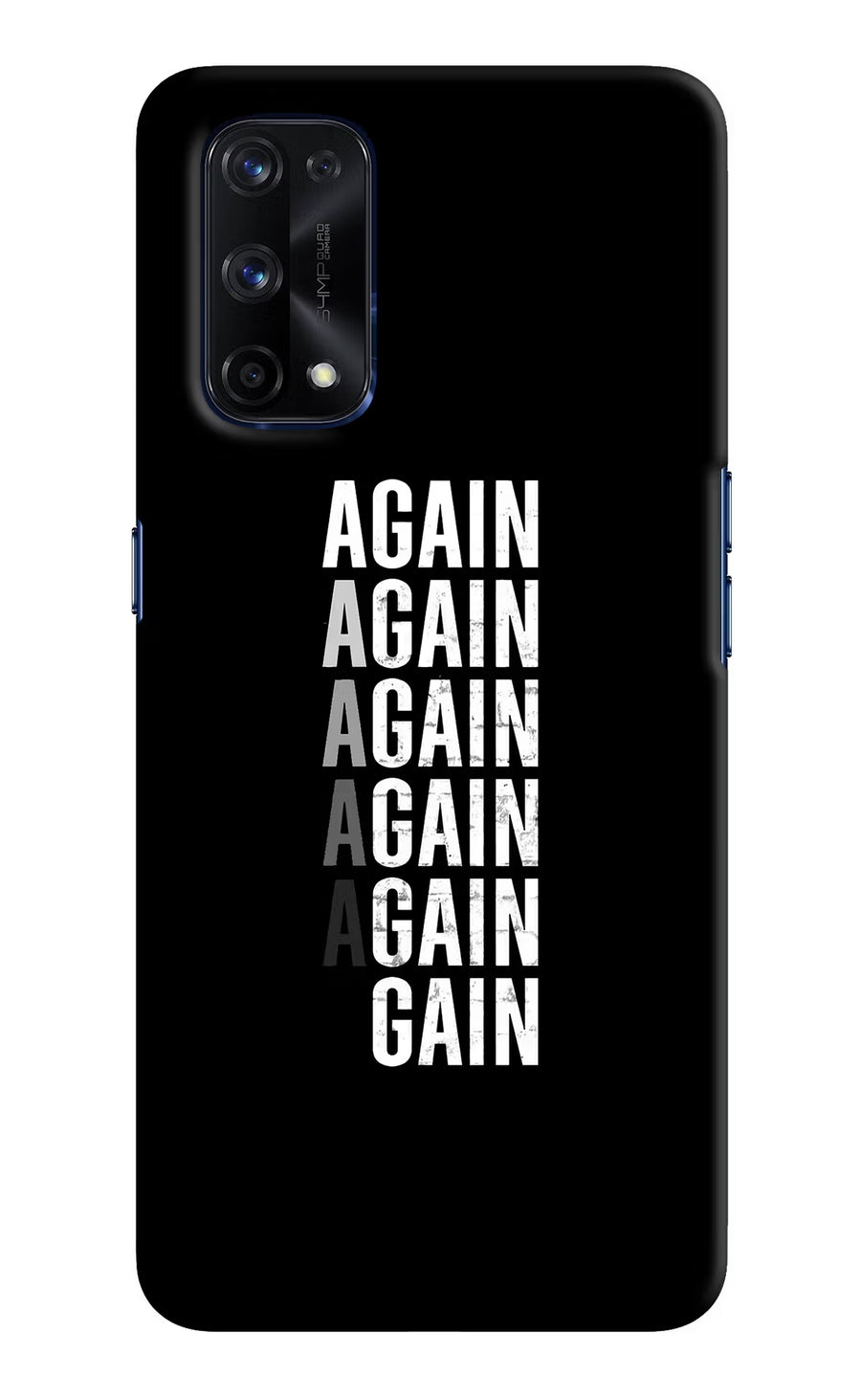 Again Again Gain Realme X7 Pro Back Cover, Hard case