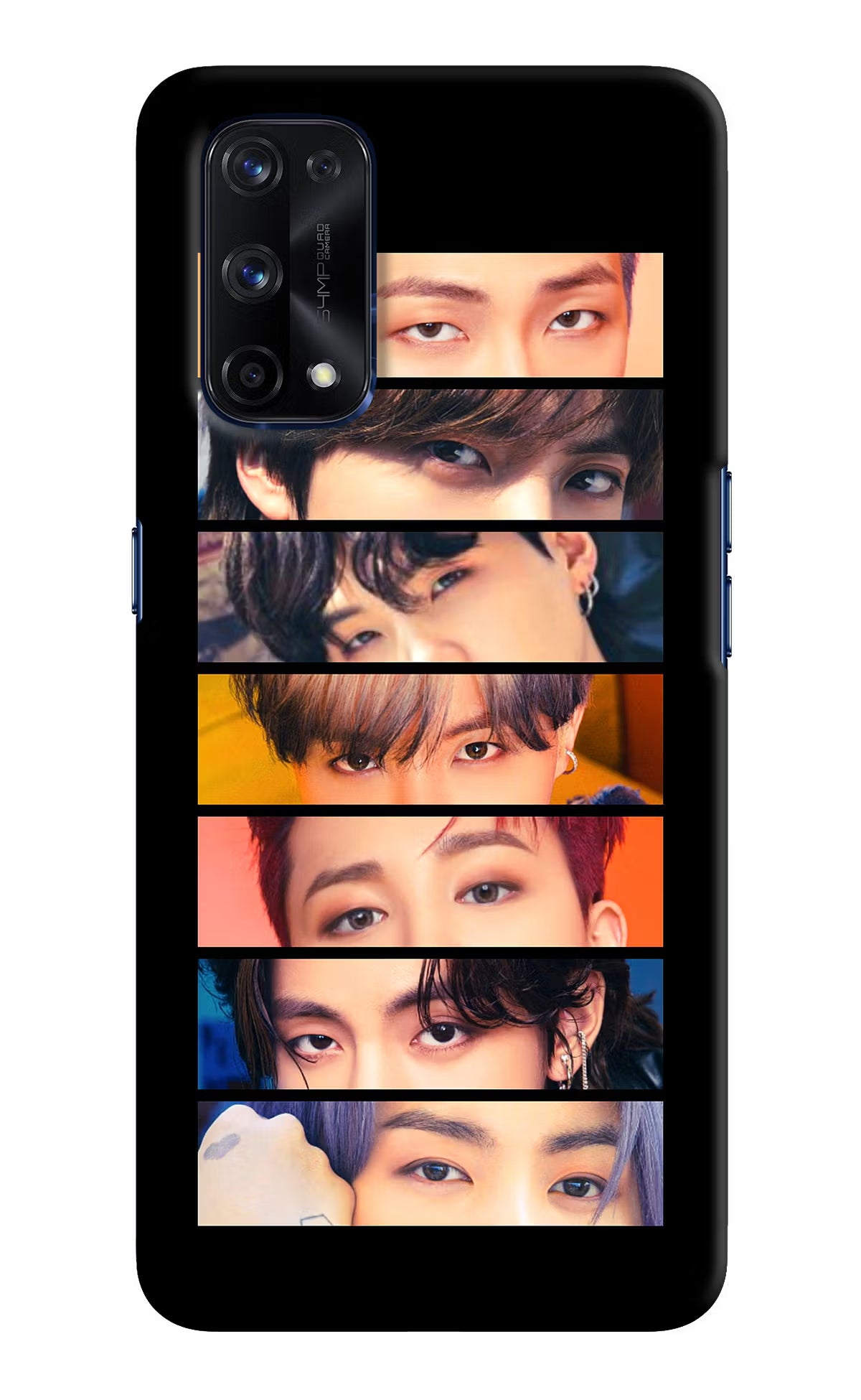 BTS Eyes Realme X7 Pro Hard Case Back Cover by Casekaro